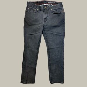 Nat Nast Jeans‎ Mens 36x32 Gray Straight Leg Luxury Originals Denim Stretch Work